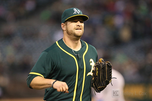 MLB: Texas Rangers at Oakland Athletics