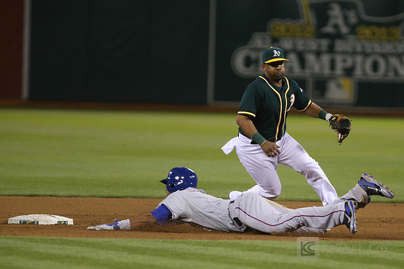 MLB: Texas Rangers at Oakland Athletics