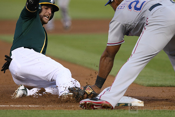 MLB: Texas Rangers at Oakland Athletics