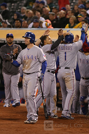 MLB: Texas Rangers at Oakland Athletics