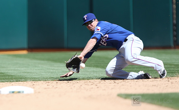 MLB: Texas Rangers at Oakland Athletics
