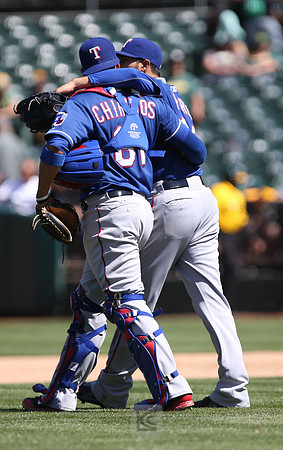 MLB: Texas Rangers at Oakland Athletics