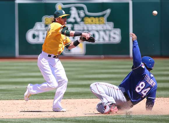 MLB: Texas Rangers at Oakland Athletics