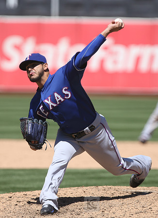 MLB: Texas Rangers at Oakland Athletics