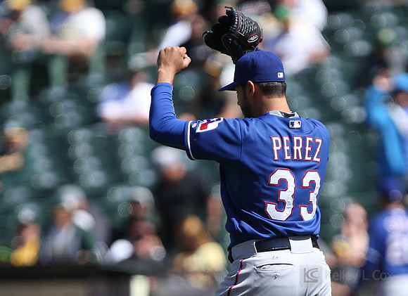 MLB: Texas Rangers at Oakland Athletics