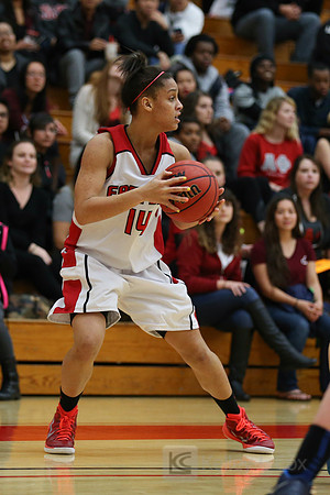 Cal State East Bay Pioneers forward Bianca Littleton (14)