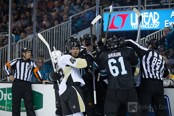 NHL: Pittsburgh Penguins at San Jose Sharks