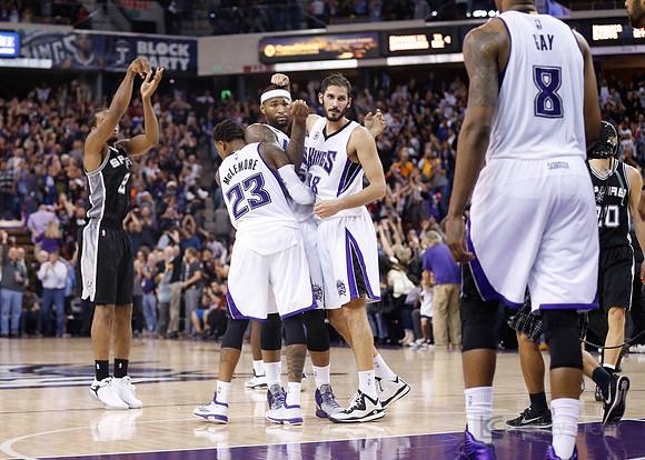 NBA: San Antonio Spurs at Sacramento Kings