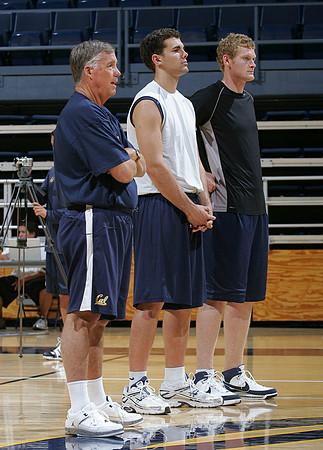 Cal Men's Basketball Practice