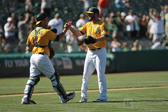 MLB: Los Angeles Angels at Oakland Athletics