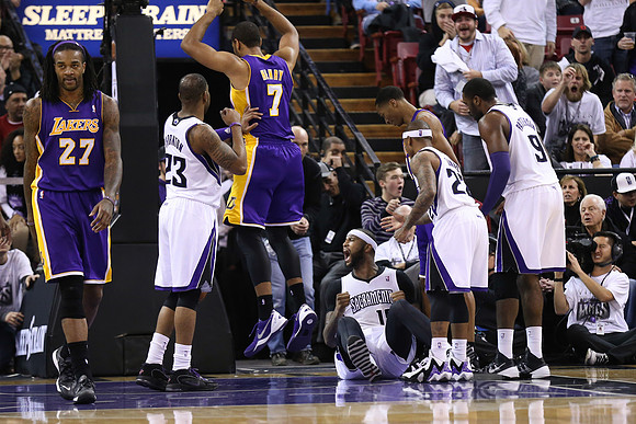 NBA: Los Angeles Lakers at Sacramento Kings