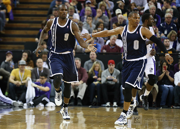 NBA: Oklahoma City Thunder at Sacramento Kings