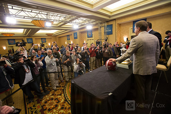 NCAA Football: Allstate Sugar Bowl Classic - Alabama Crimson Tide v Oklahoma Sooners - Press Conference