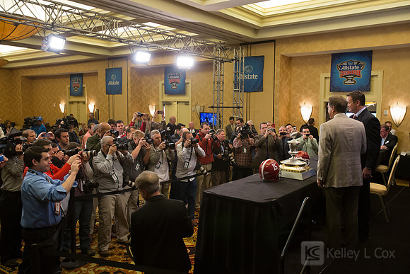 NCAA Football: Allstate Sugar Bowl Classic - Alabama Crimson Tide v Oklahoma Sooners - Press Conference