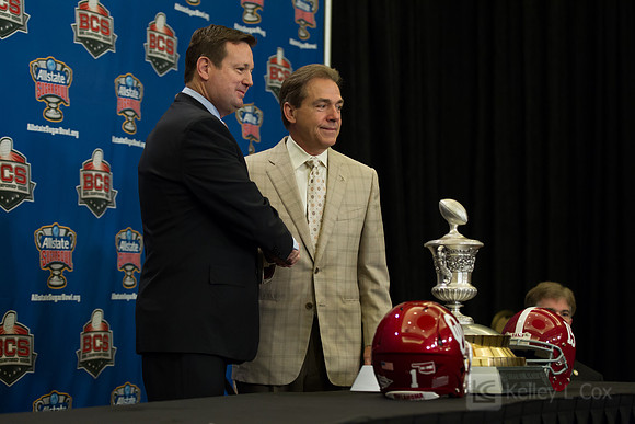 NCAA Football: Allstate Sugar Bowl Classic - Alabama Crimson Tide v Oklahoma Sooners - Press Conference