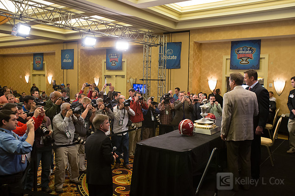 NCAA Football: Allstate Sugar Bowl Classic - Alabama Crimson Tide v Oklahoma Sooners - Press Conference