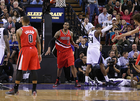NBA: Portland Trail Blazers at Sacramento Kings