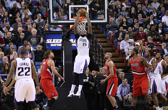 NBA: Portland Trail Blazers at Sacramento Kings