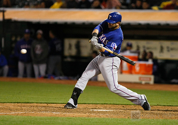 MLB: Texas Rangers at Oakland Athletics