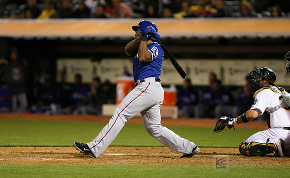 MLB: Texas Rangers at Oakland Athletics