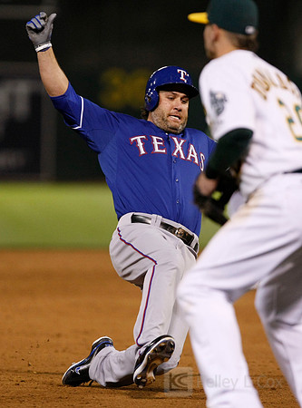 MLB: Texas Rangers at Oakland Athletics
