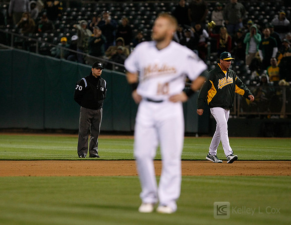 MLB: Texas Rangers at Oakland Athletics