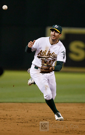 MLB: Texas Rangers at Oakland Athletics