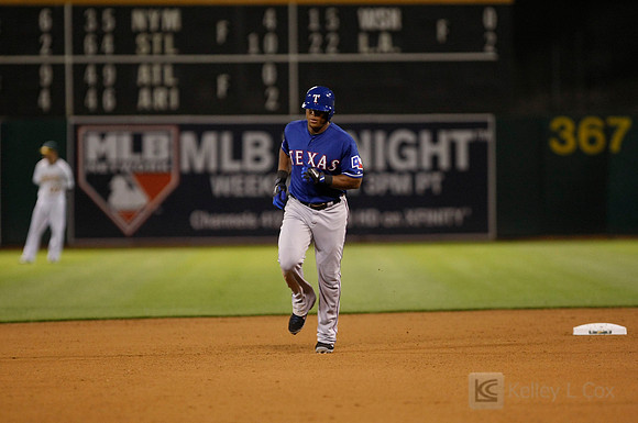 MLB: Texas Rangers at Oakland Athletics