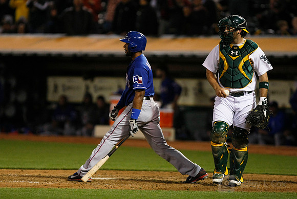 MLB: Texas Rangers at Oakland Athletics