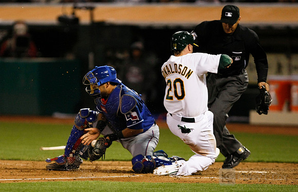 MLB: Texas Rangers at Oakland Athletics