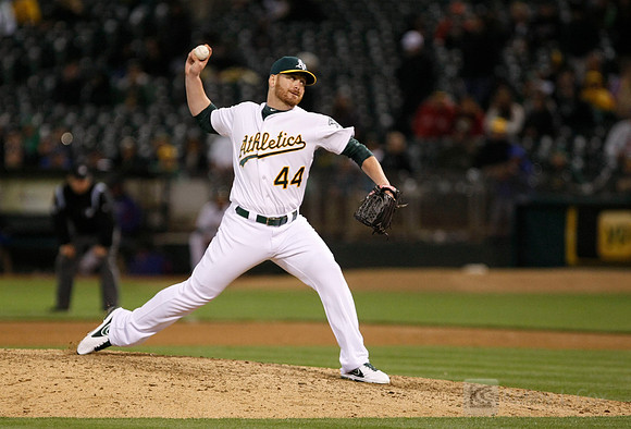 MLB: Texas Rangers at Oakland Athletics