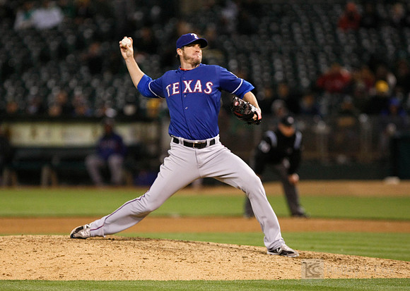 MLB: Texas Rangers at Oakland Athletics