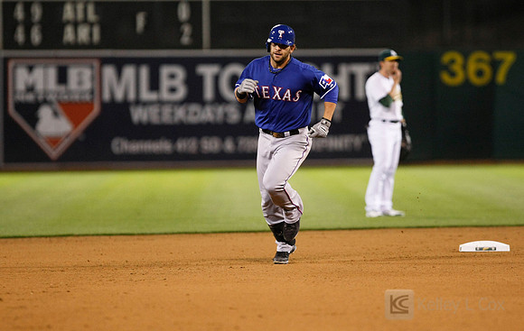 MLB: Texas Rangers at Oakland Athletics
