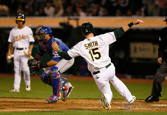 MLB: Texas Rangers at Oakland Athletics