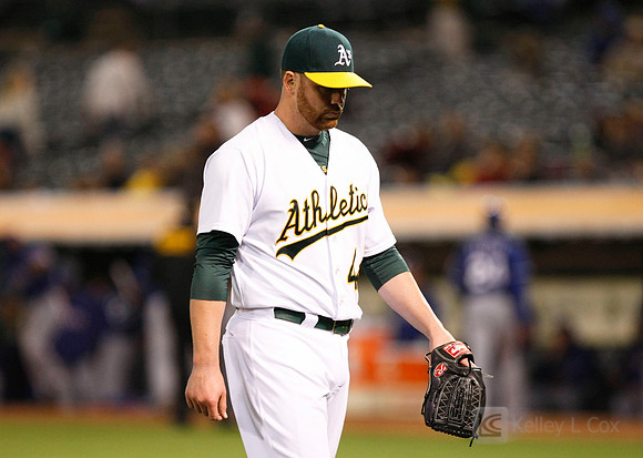 MLB: Texas Rangers at Oakland Athletics