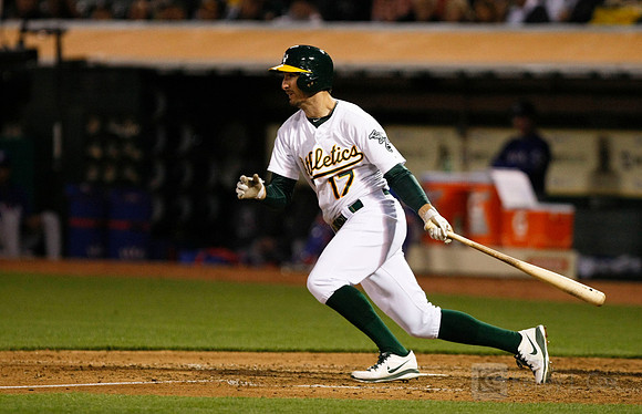 MLB: Texas Rangers at Oakland Athletics