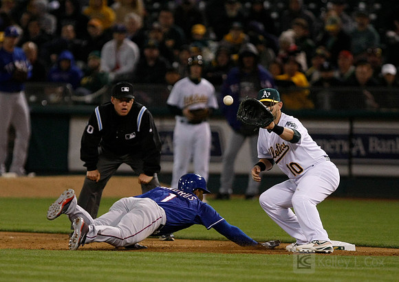 MLB: Texas Rangers at Oakland Athletics