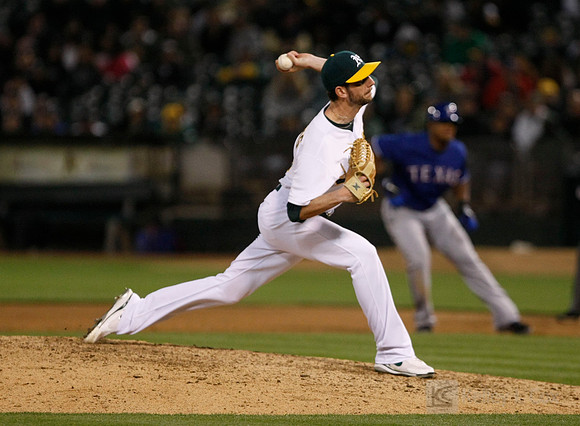 MLB: Texas Rangers at Oakland Athletics