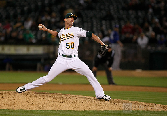 MLB: Texas Rangers at Oakland Athletics