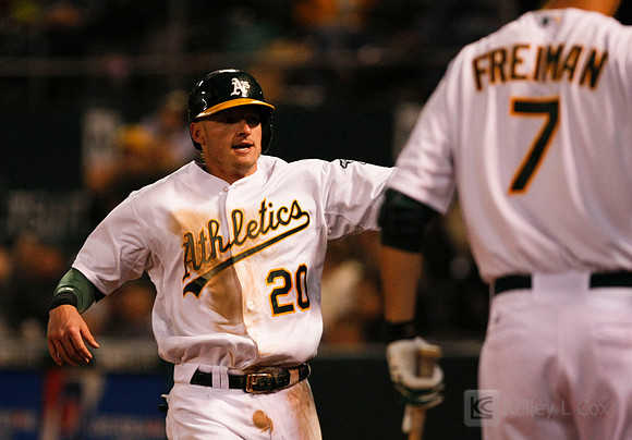 MLB: Texas Rangers at Oakland Athletics