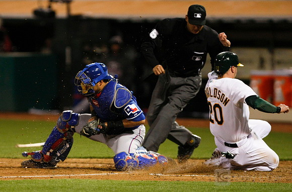 MLB: Texas Rangers at Oakland Athletics