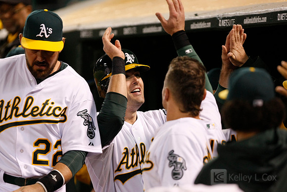 MLB: Texas Rangers at Oakland Athletics