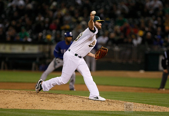 MLB: Texas Rangers at Oakland Athletics