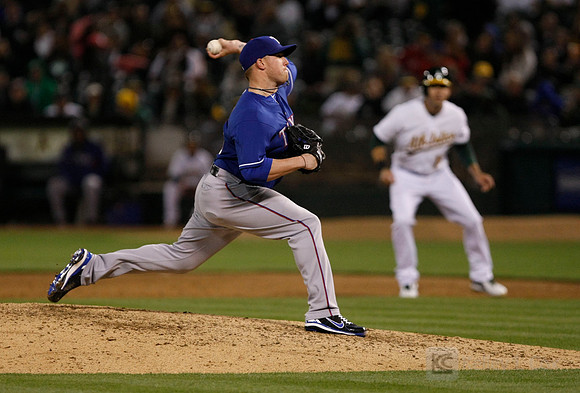 MLB: Texas Rangers at Oakland Athletics
