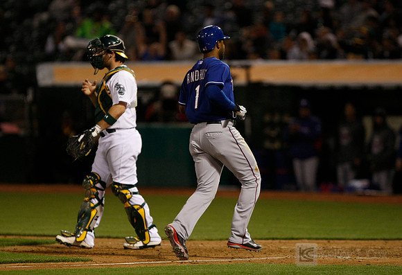 MLB: Texas Rangers at Oakland Athletics