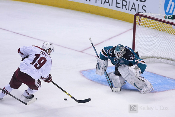 NHL: Phoenix Coyotes at San Jose Sharks