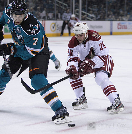 NHL: Phoenix Coyotes at San Jose Sharks
