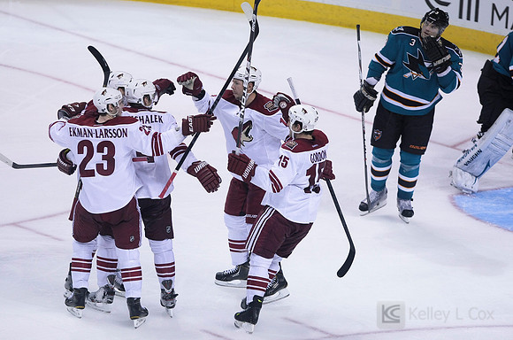 NHL: Phoenix Coyotes at San Jose Sharks
