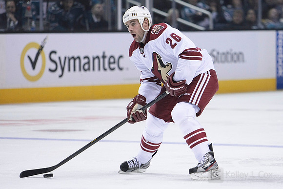 NHL: Phoenix Coyotes at San Jose Sharks