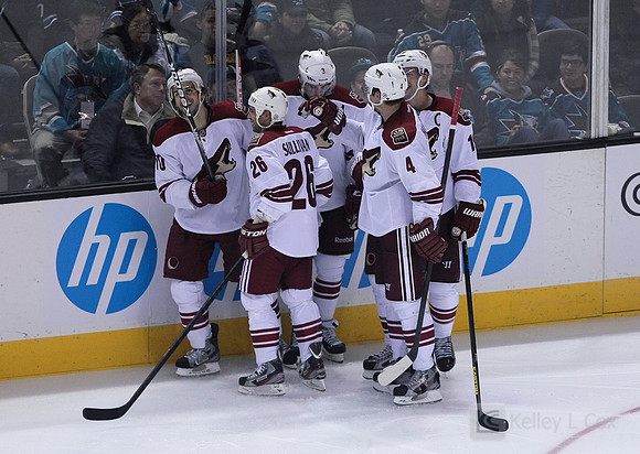 NHL: Phoenix Coyotes at San Jose Sharks